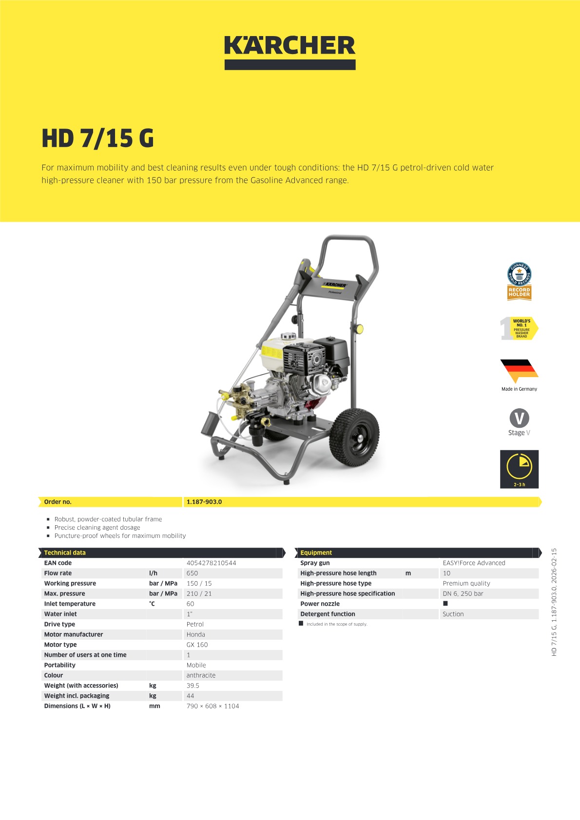 Product information