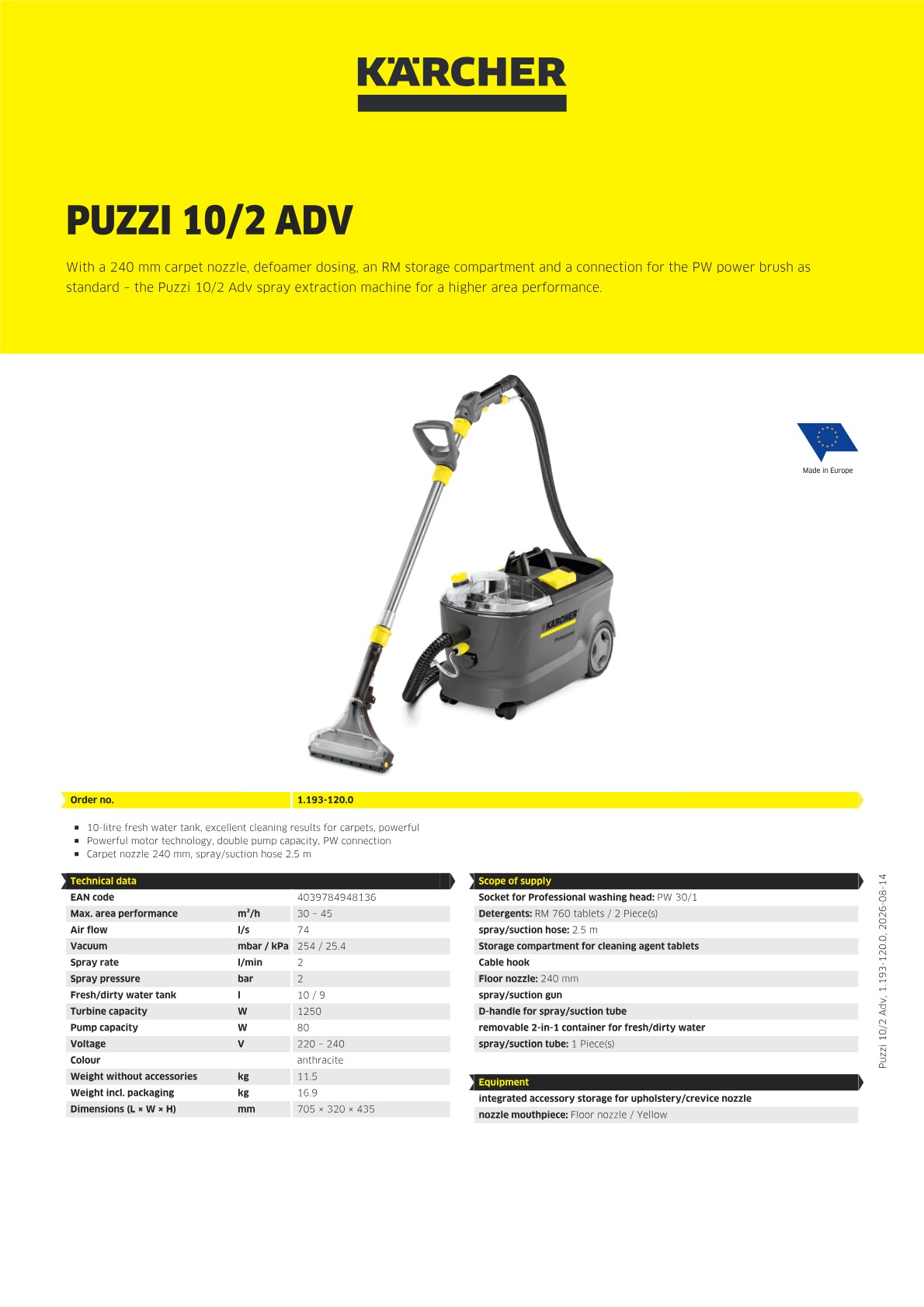 Product information