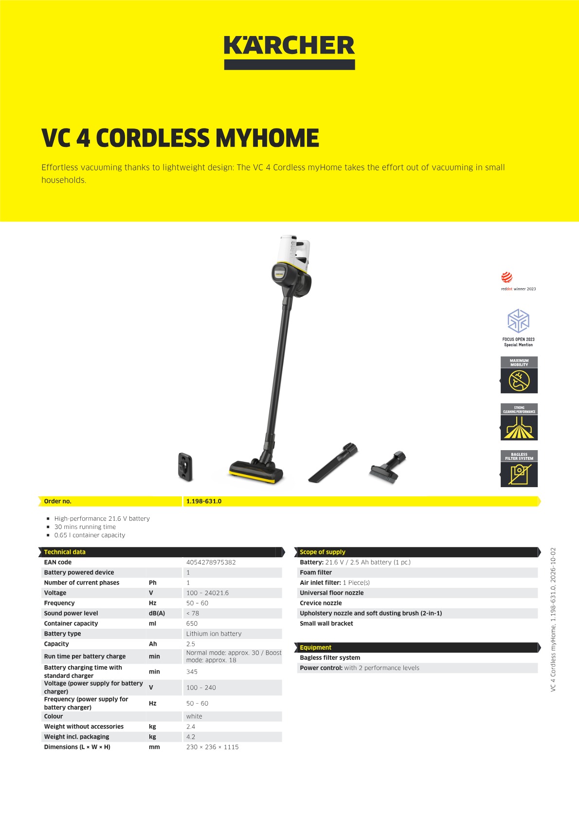 Product information