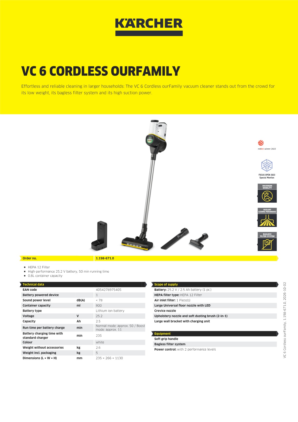 Product information