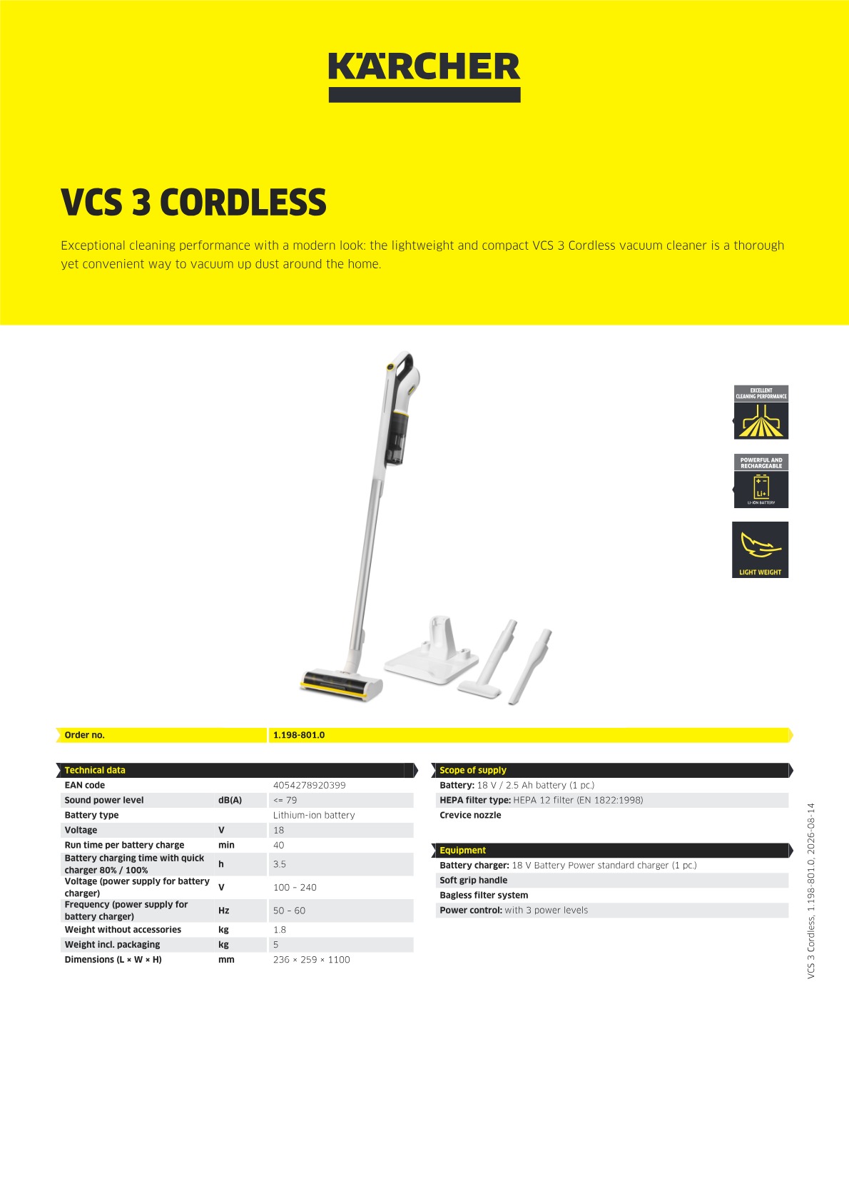 Product information