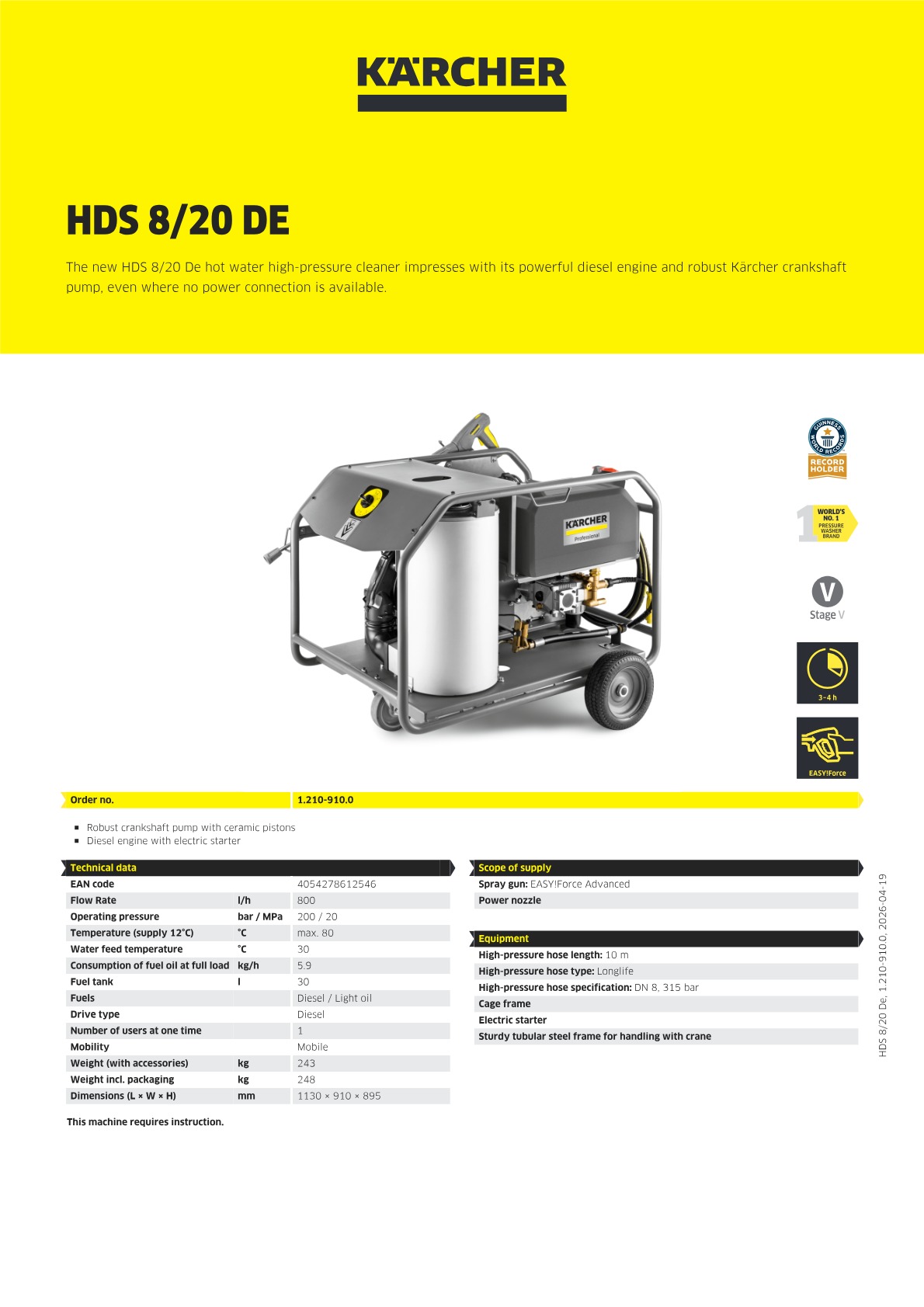 Product information
