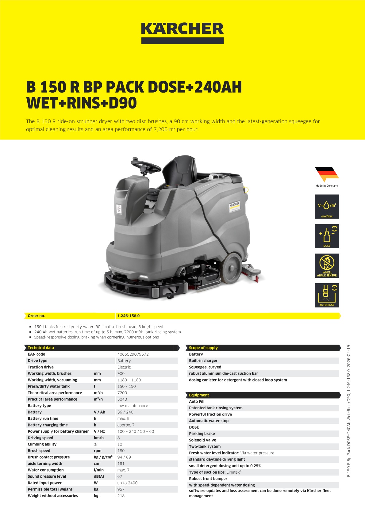 Product information