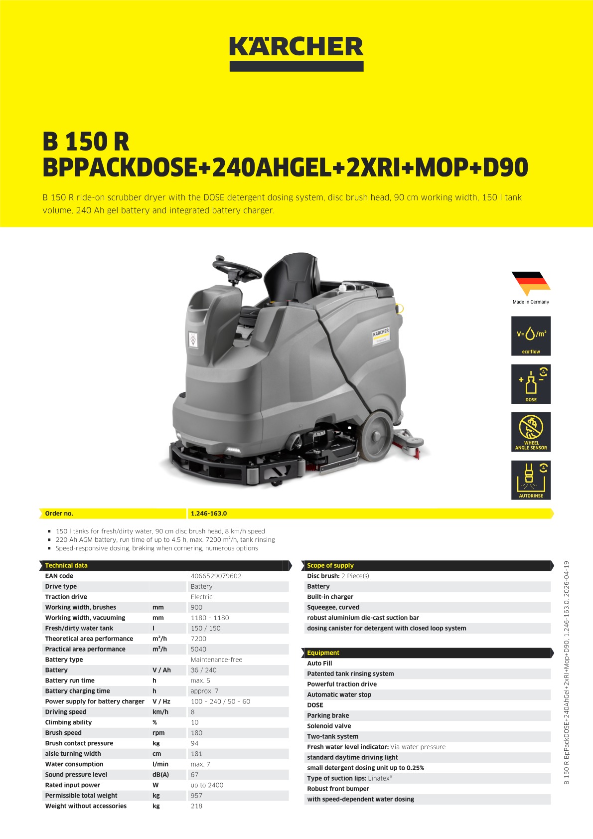 Product information