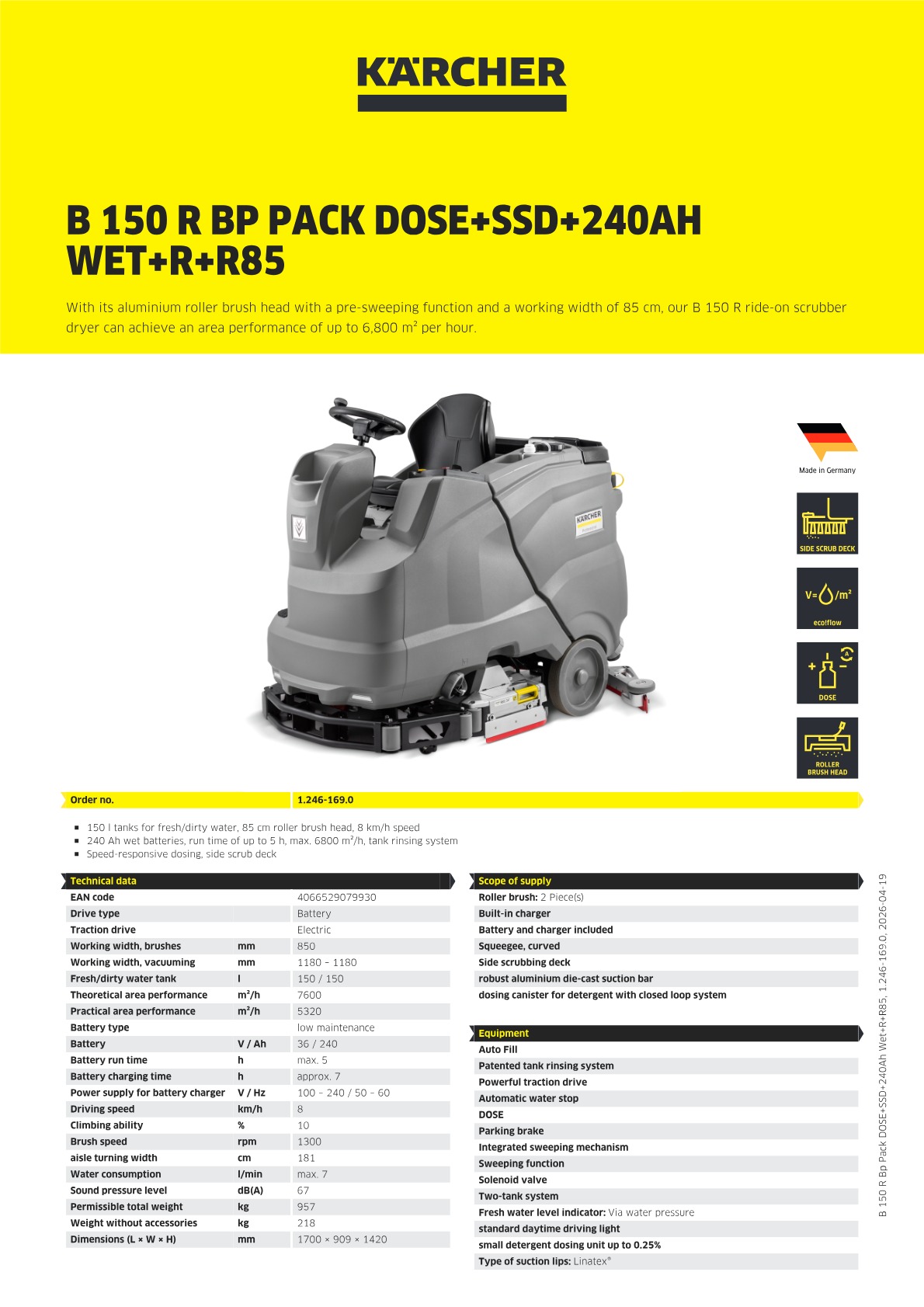 Product information