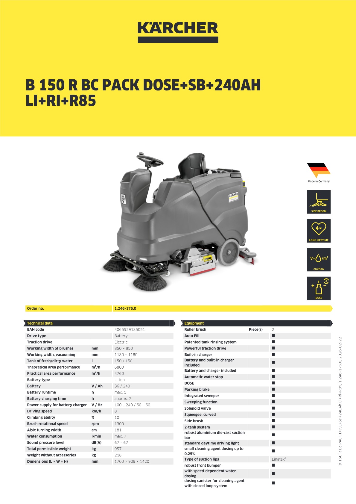 Product information