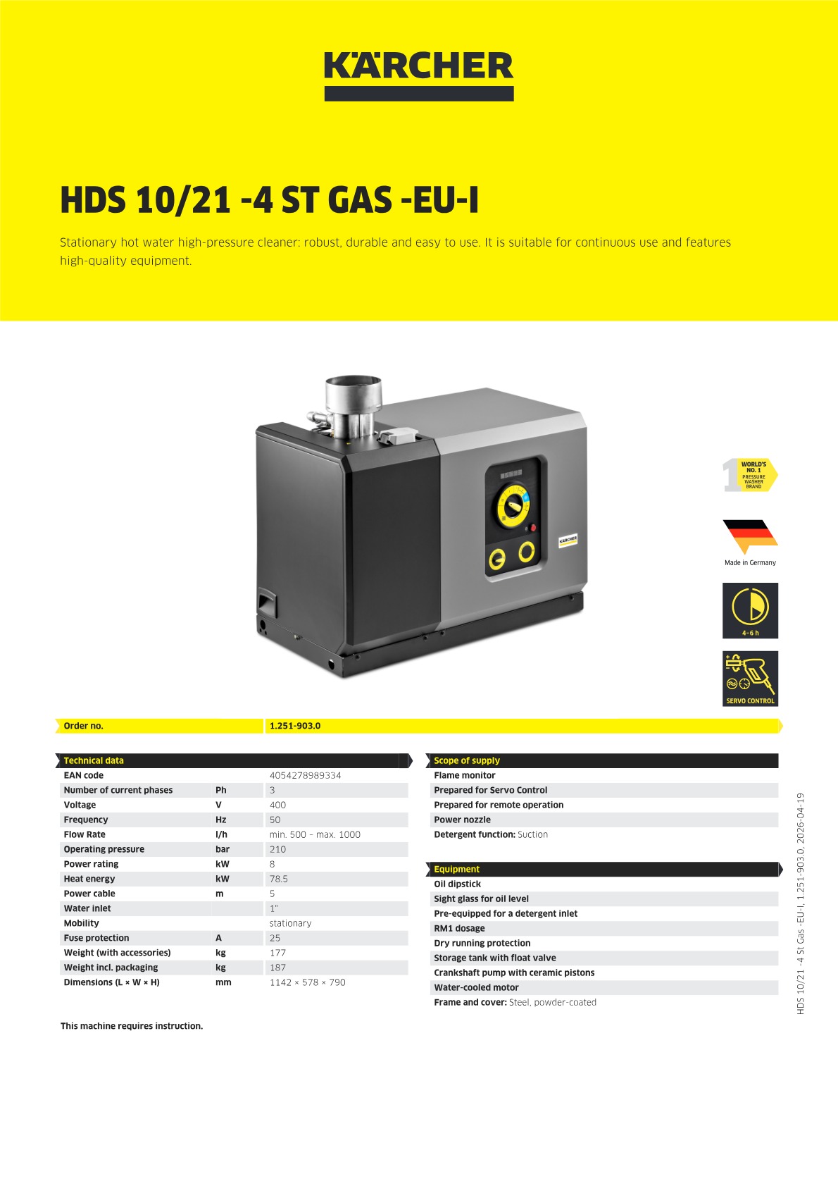 Product information
