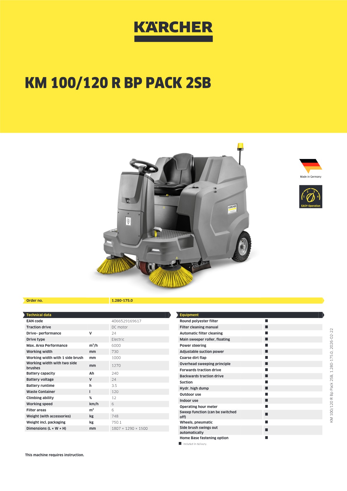 Product information