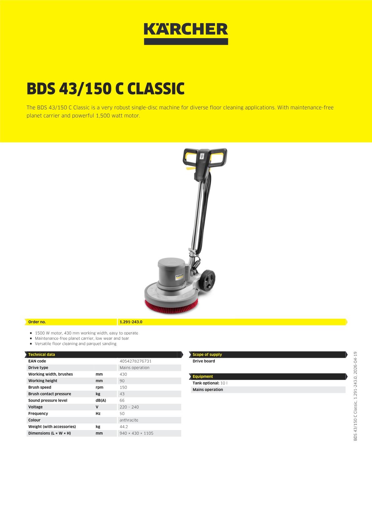 Product information