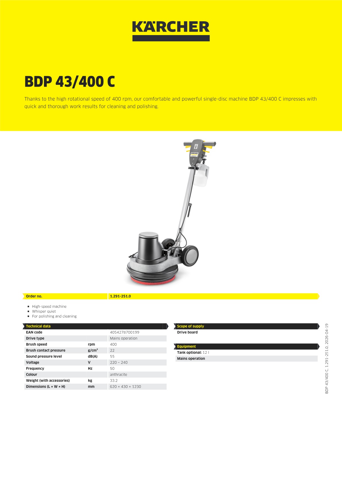 Product information