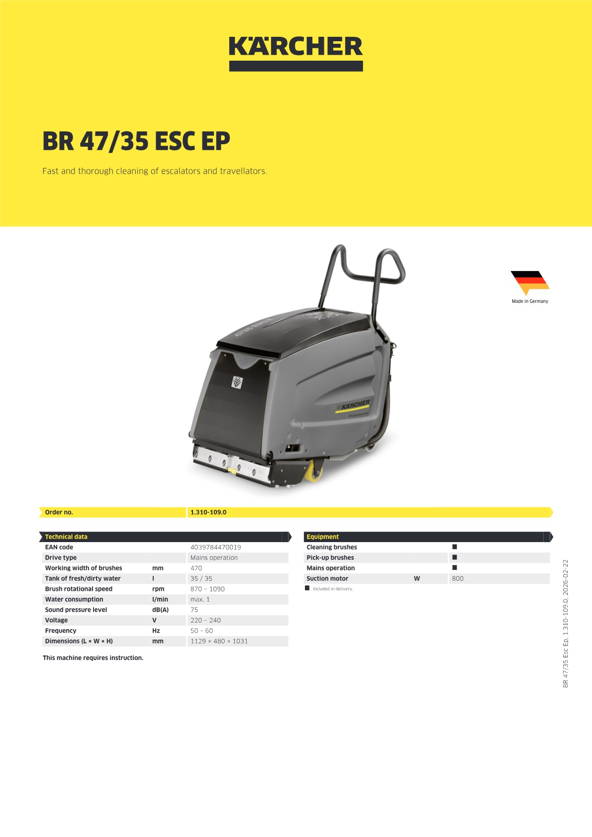 Product information