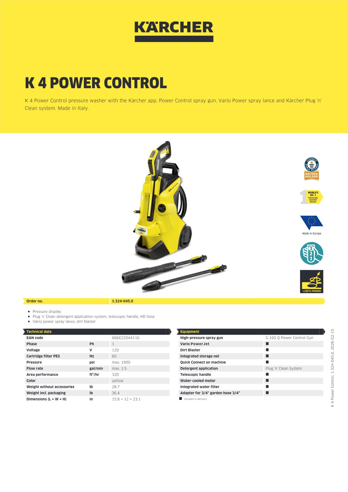 Product information