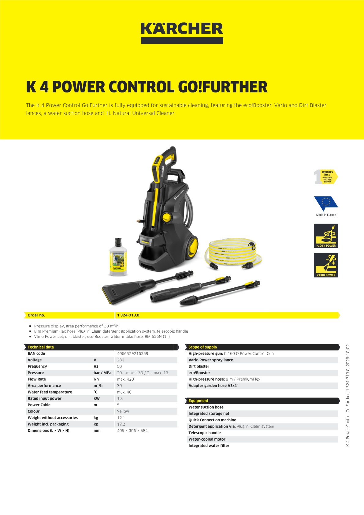 Product information