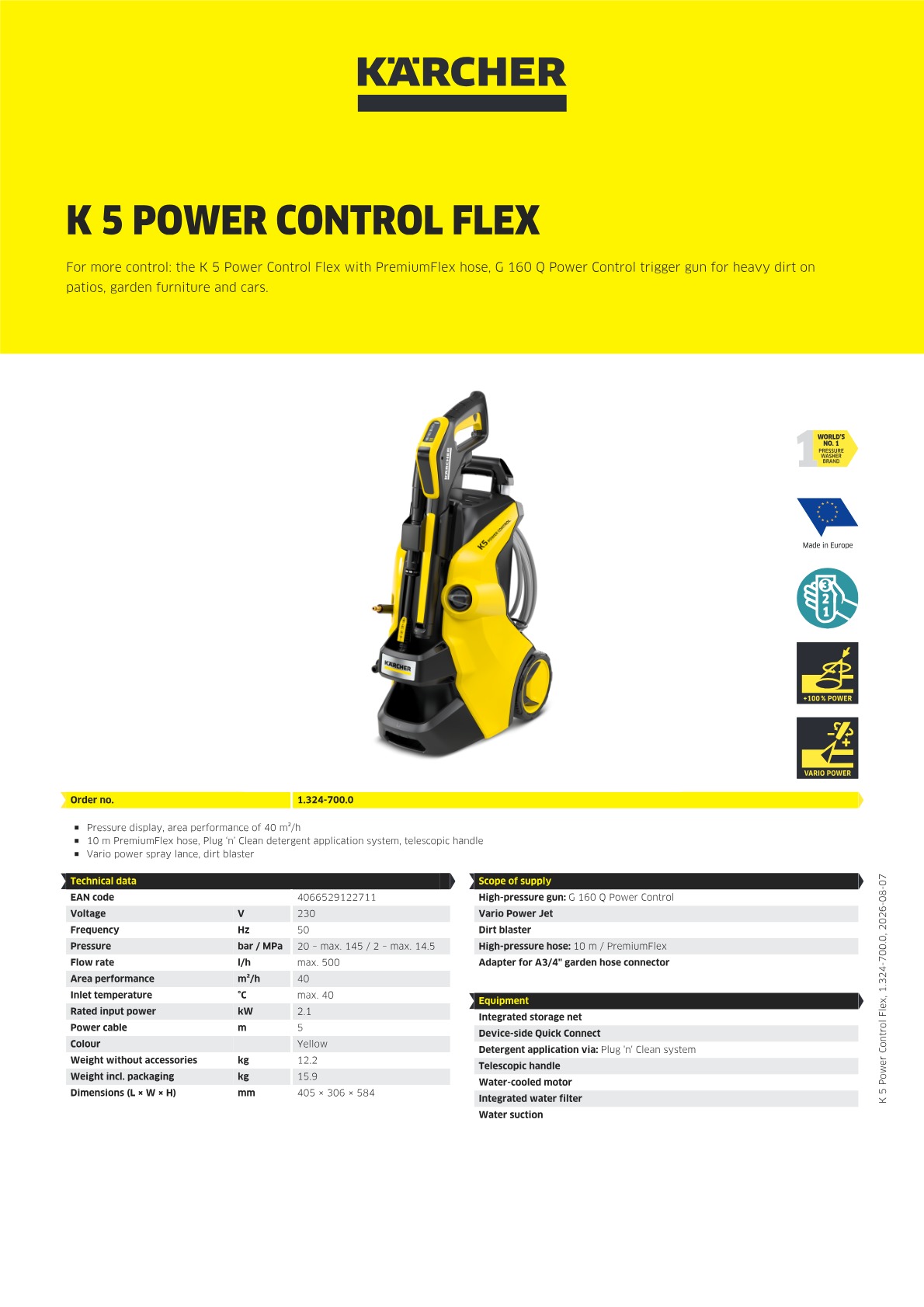 Product information