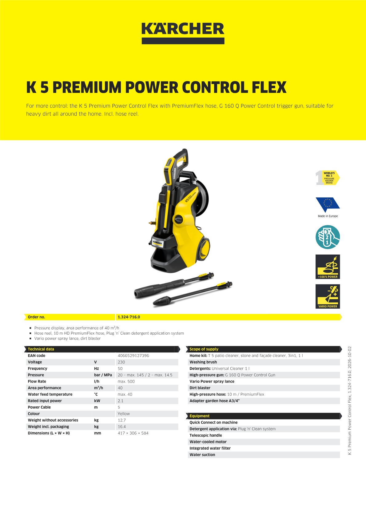 Product information