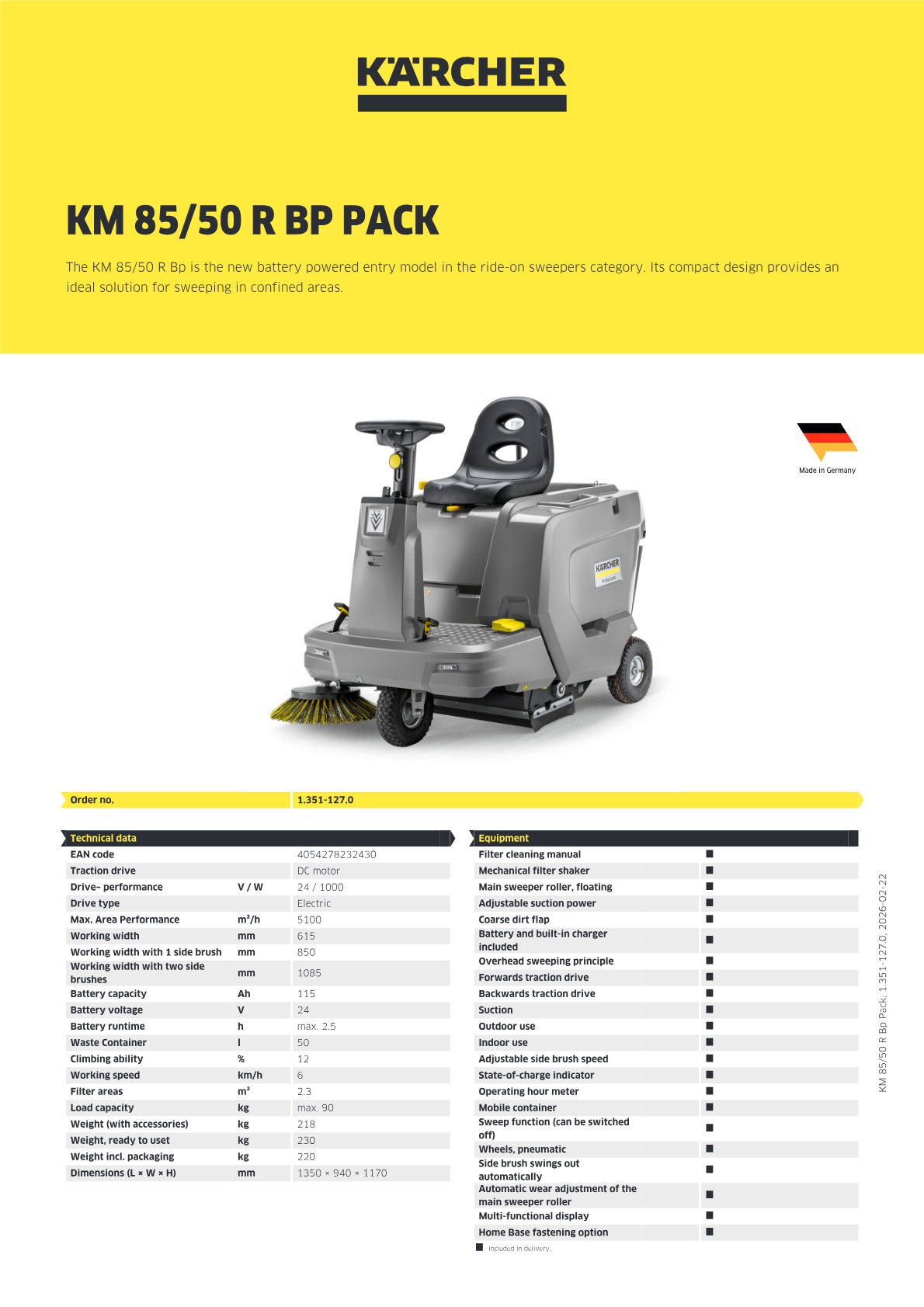 Product information