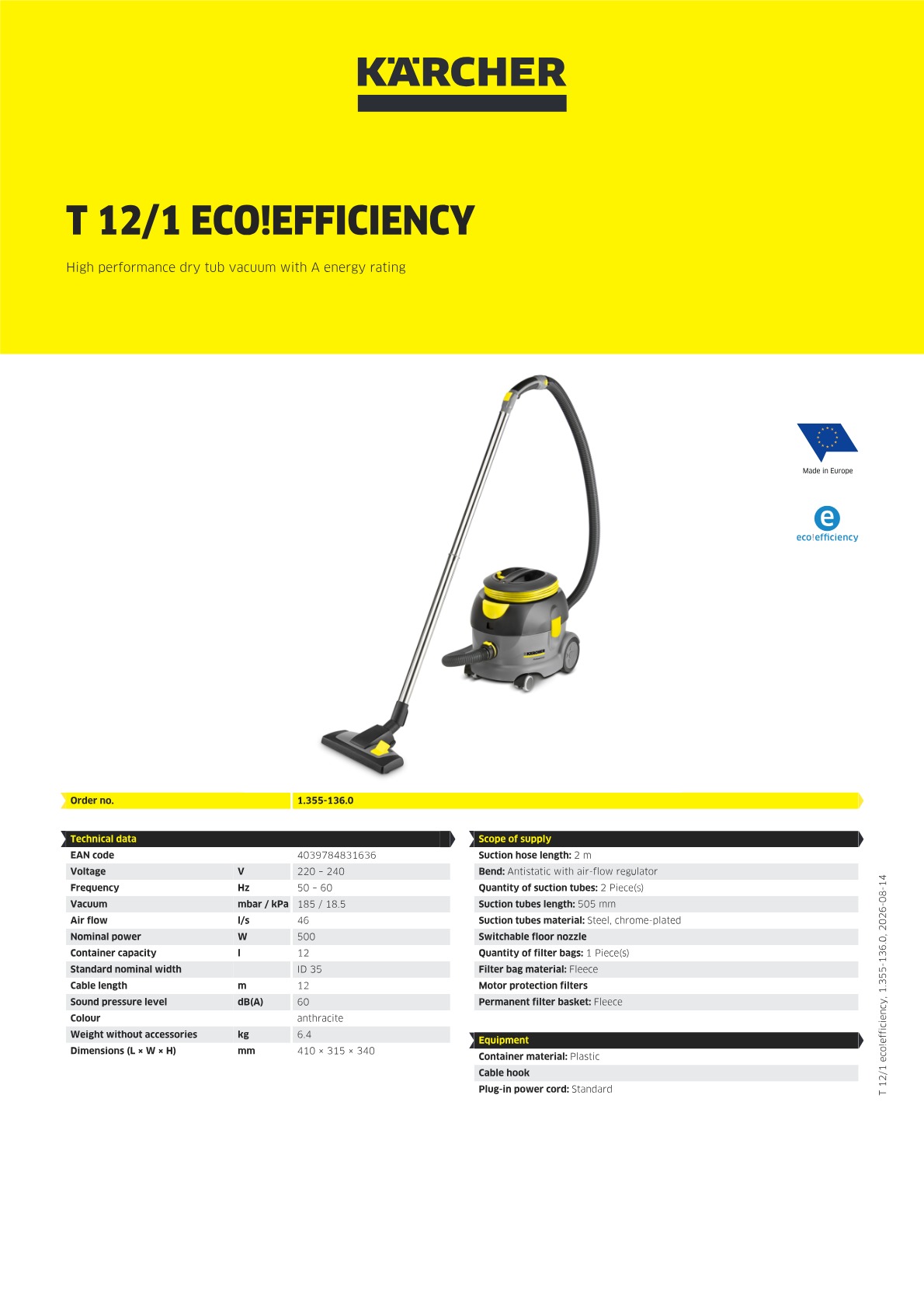 Product information