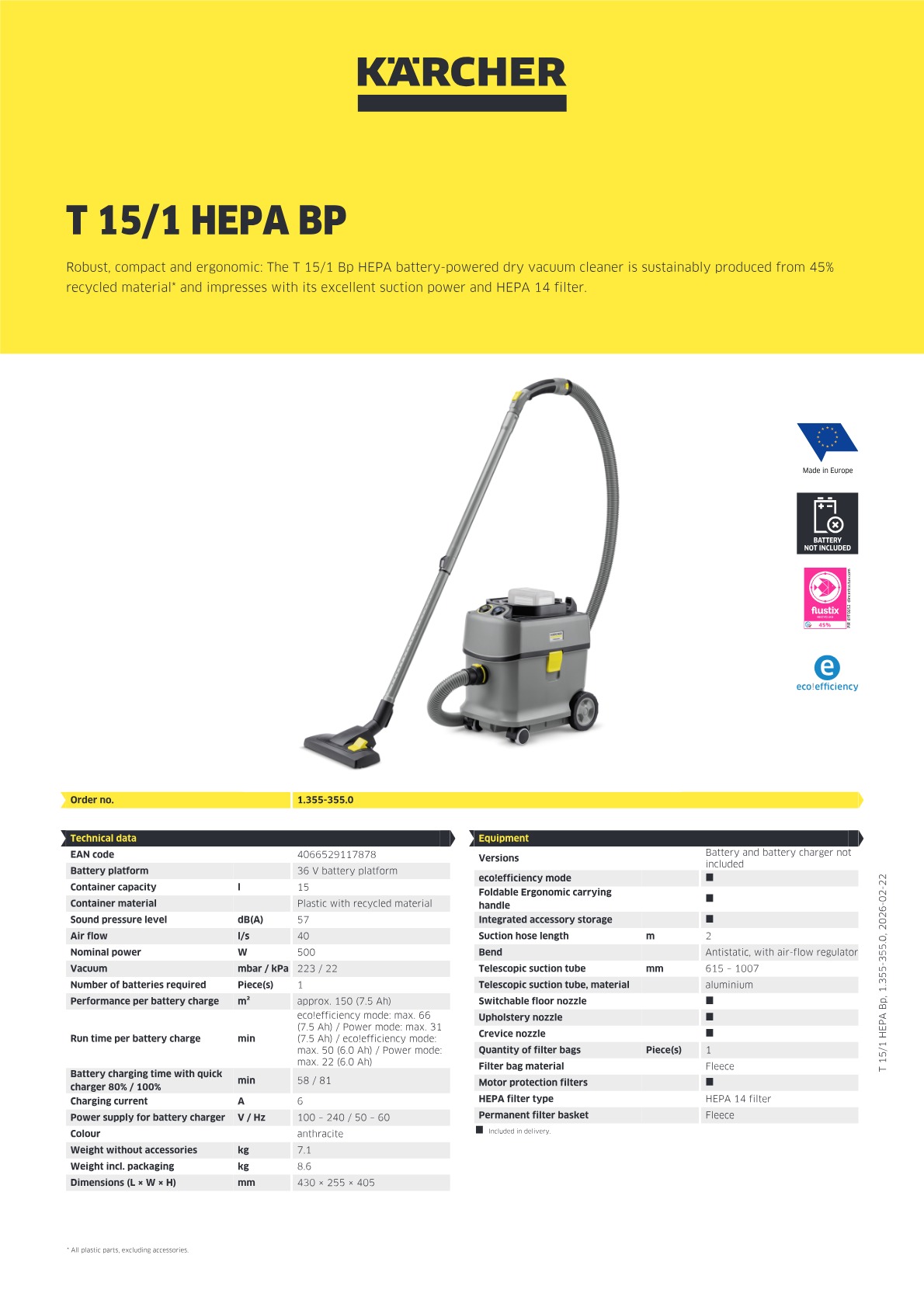 Product information