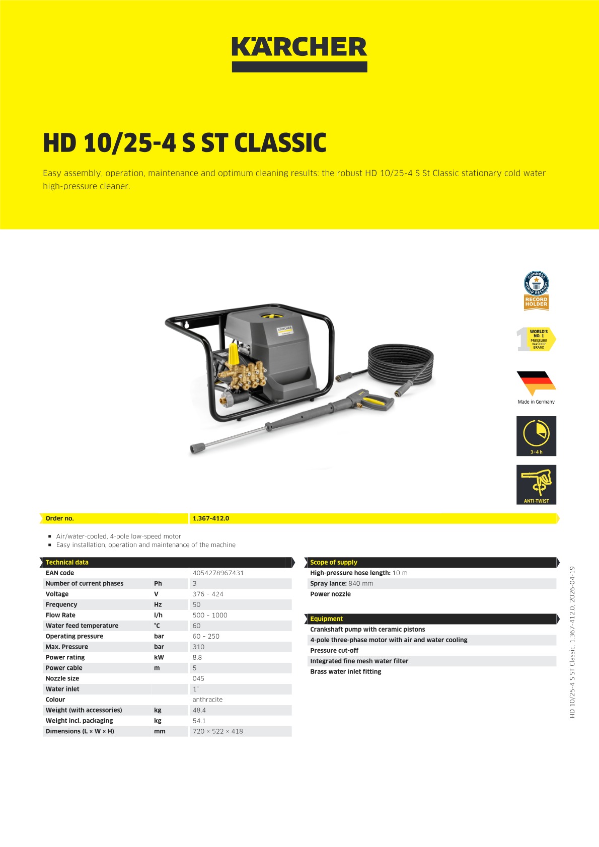 Product information
