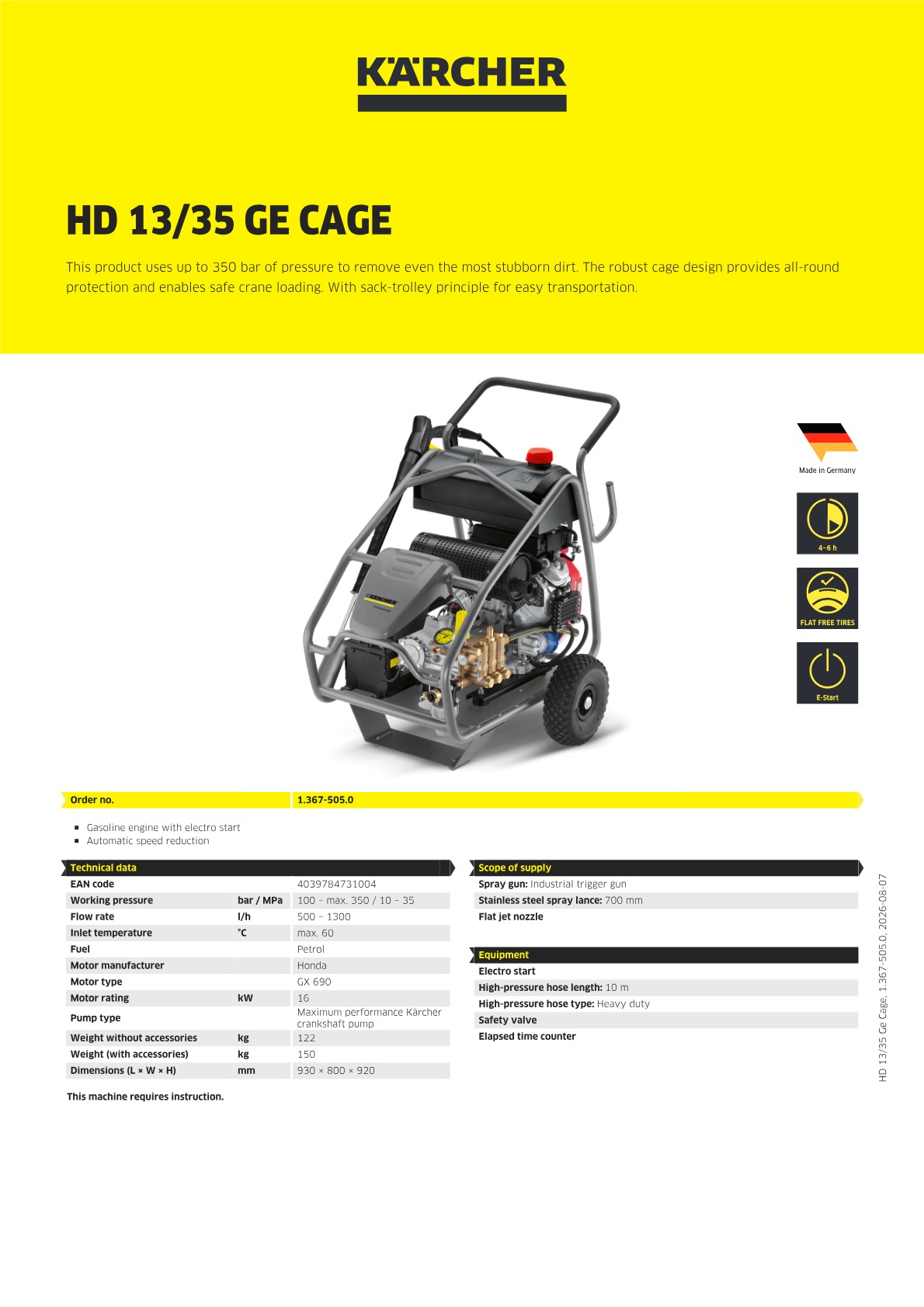 Product information