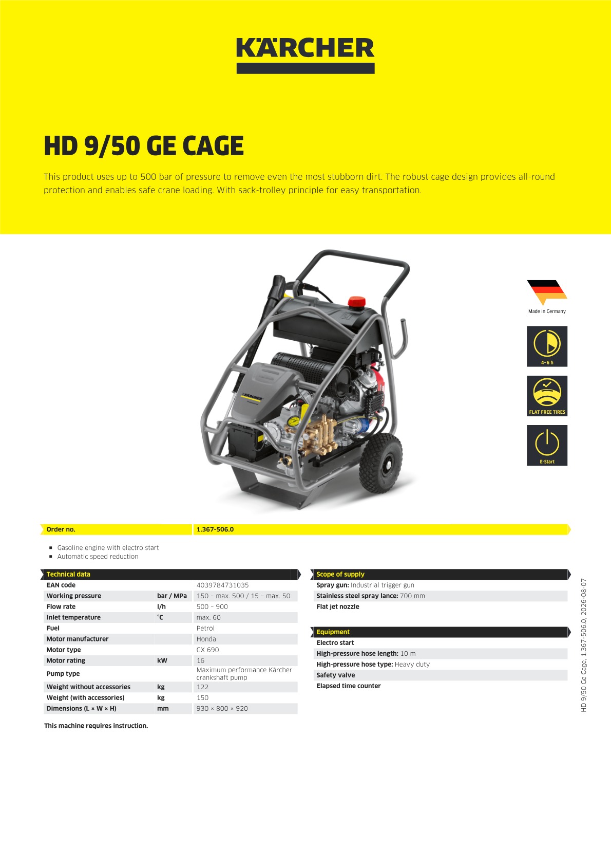 Product information