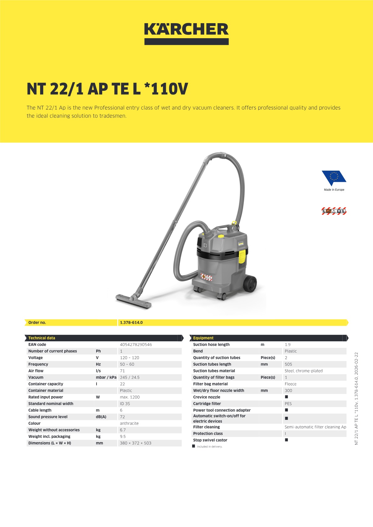 Product information