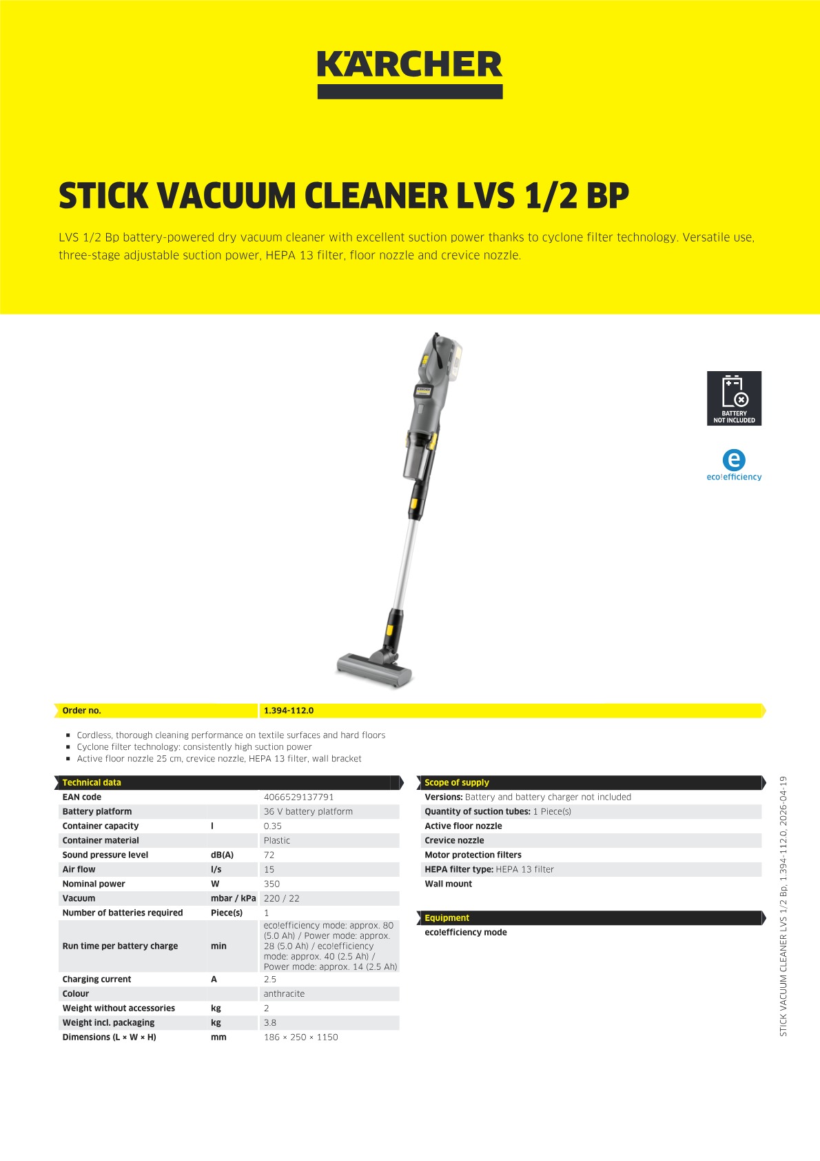 Product information