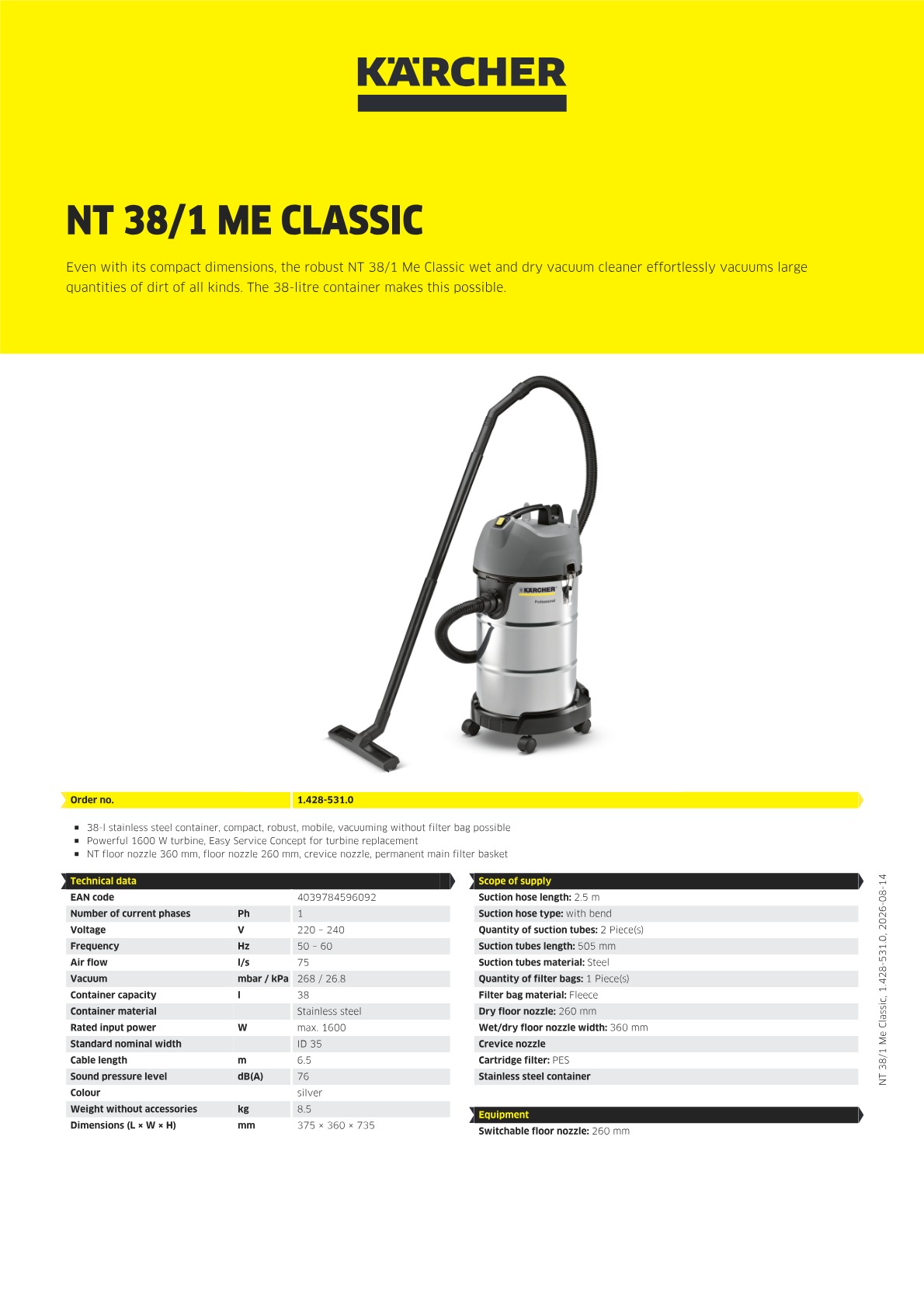 Product information