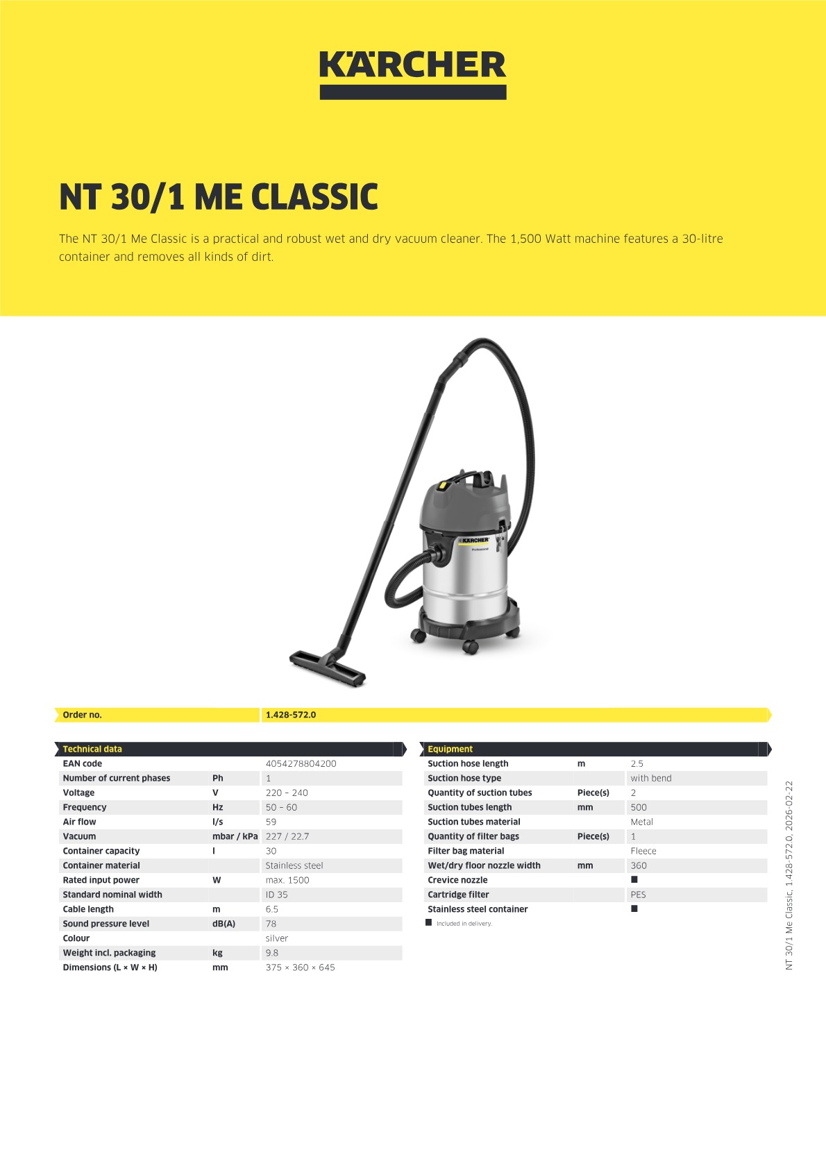 Product information