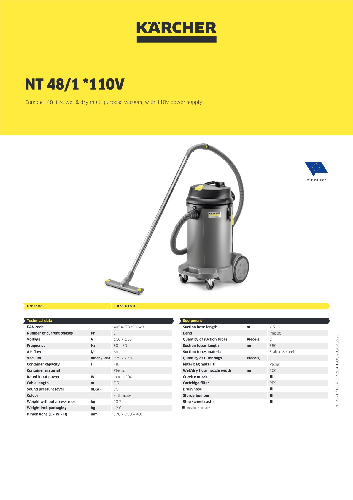 Product information
