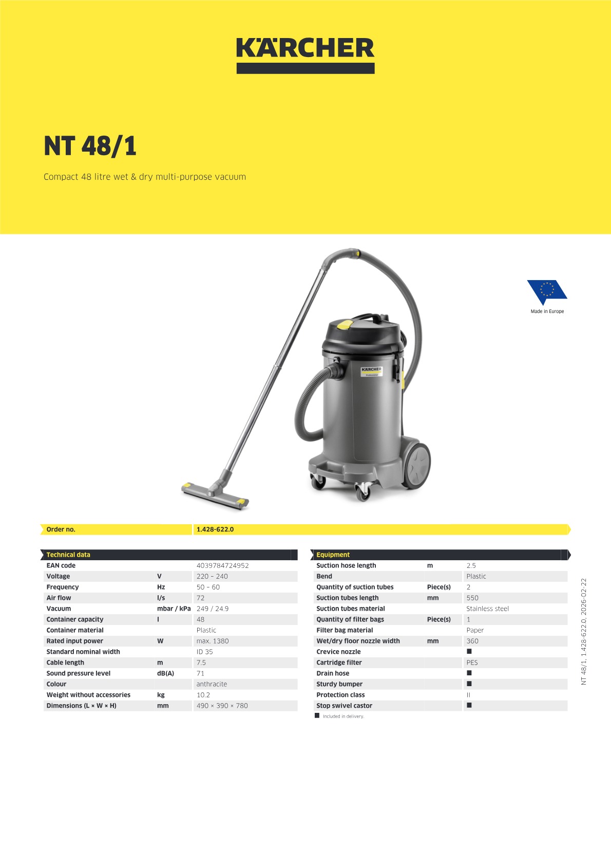 Product information