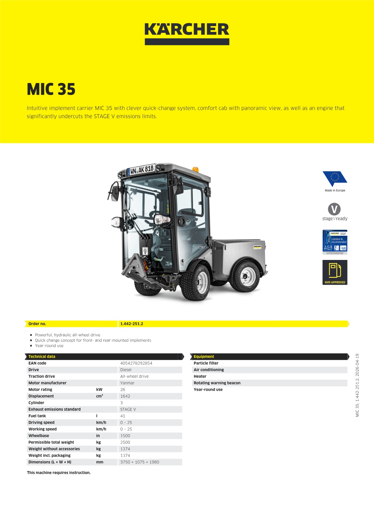 Product information