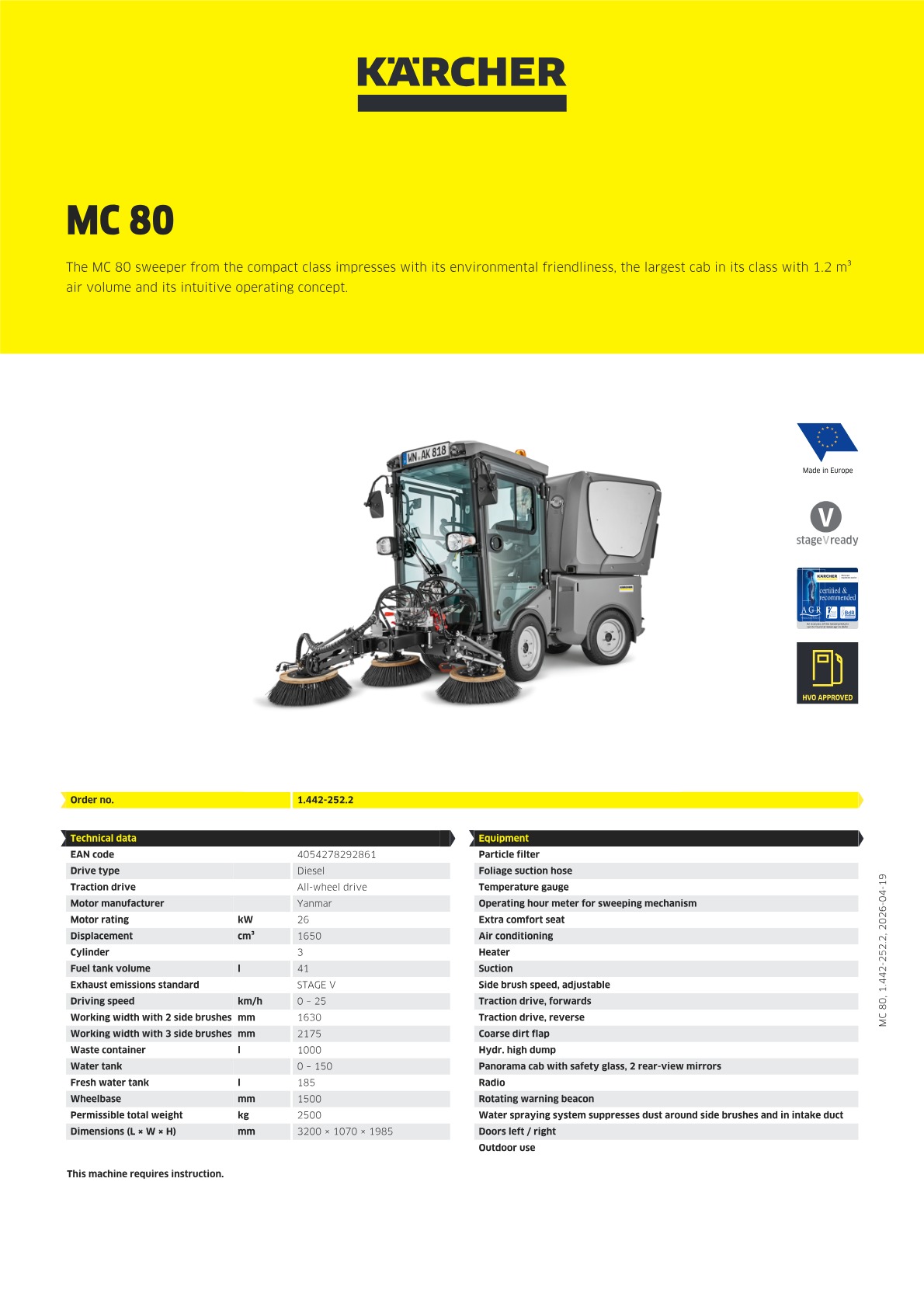Product information