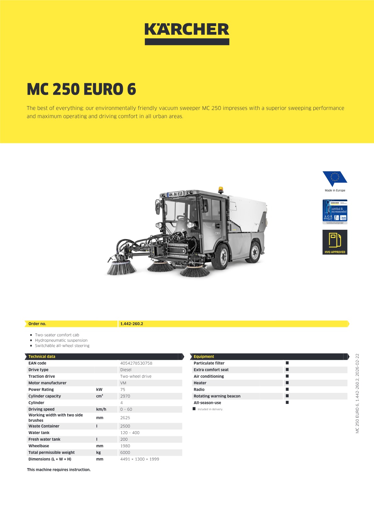Product information