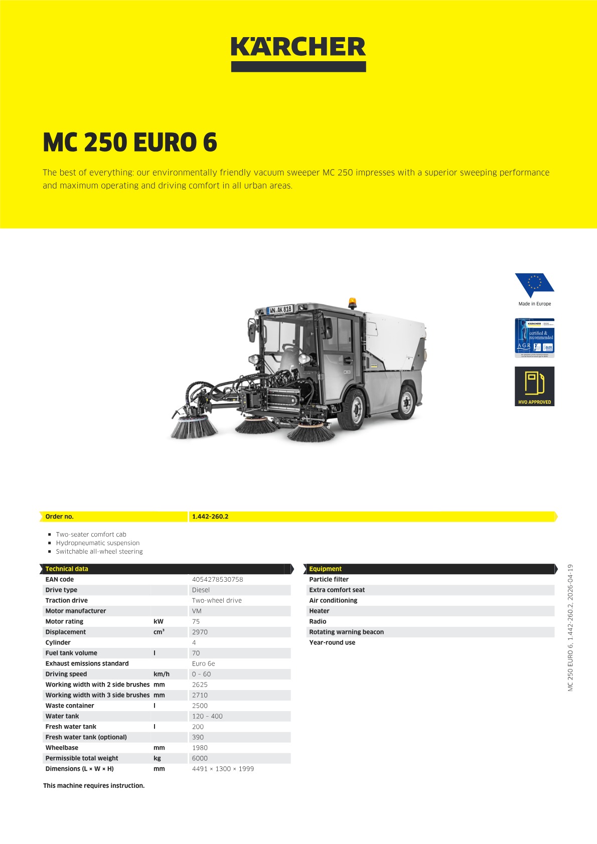 Product information