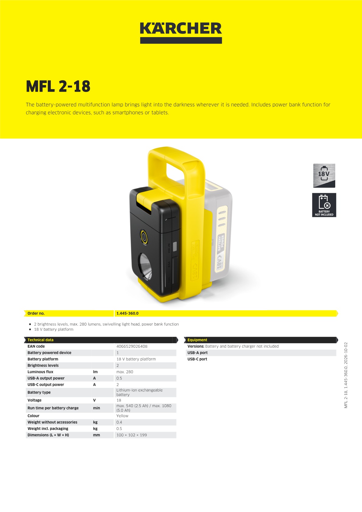 Product information