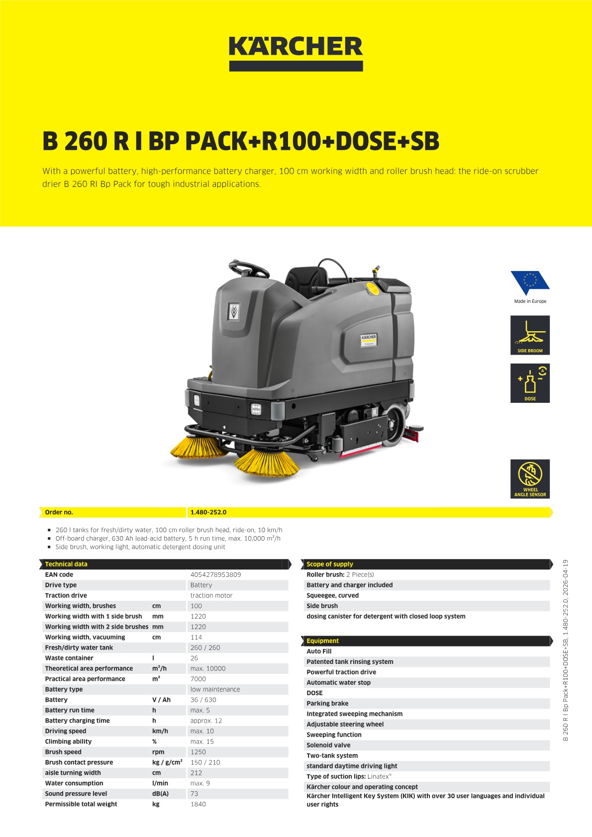 Product information