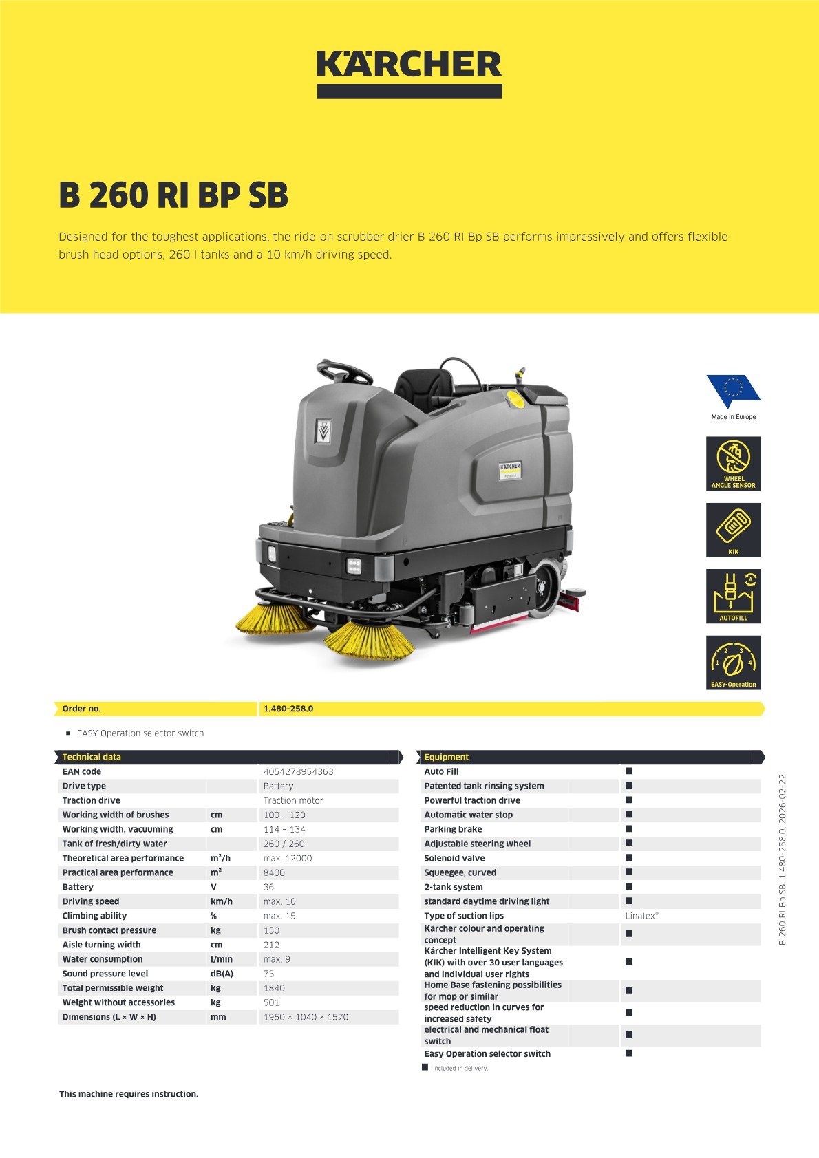 Product information