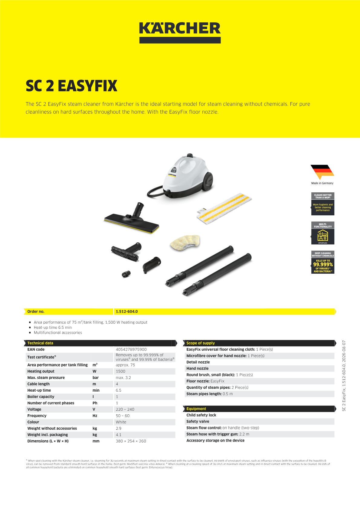 Product information