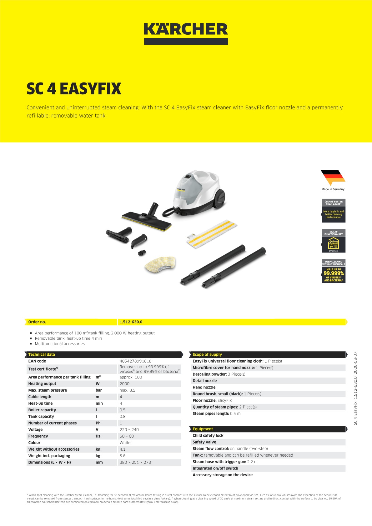 Product information