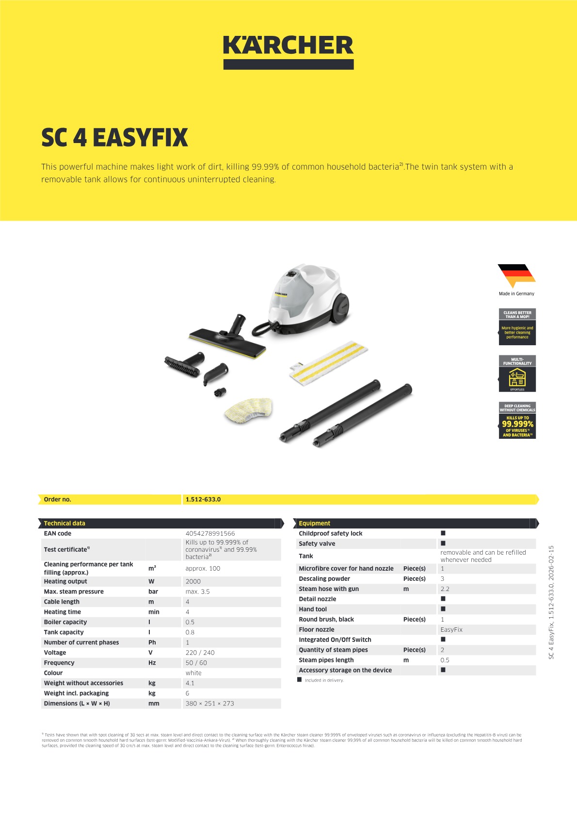 Product information