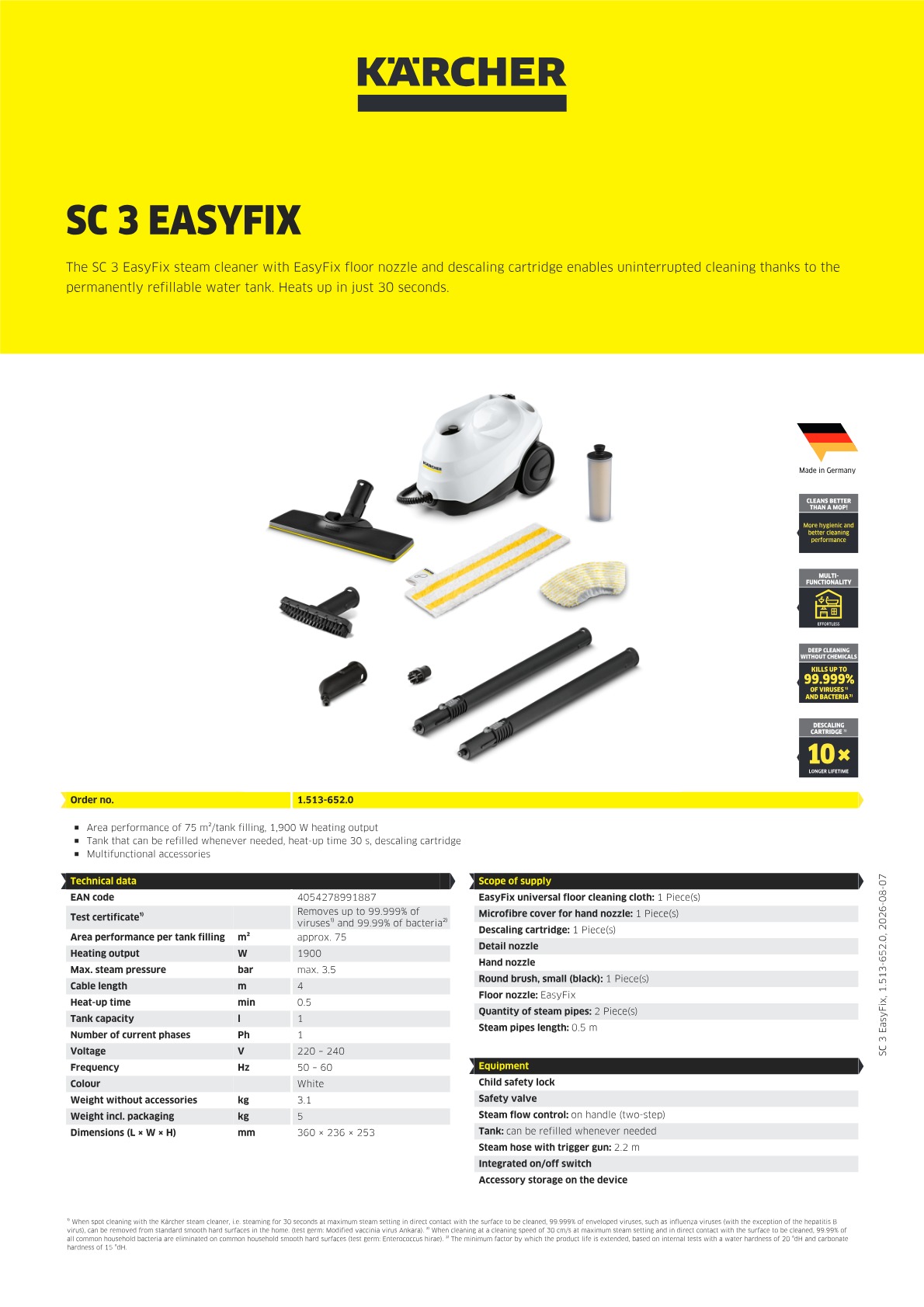Product information