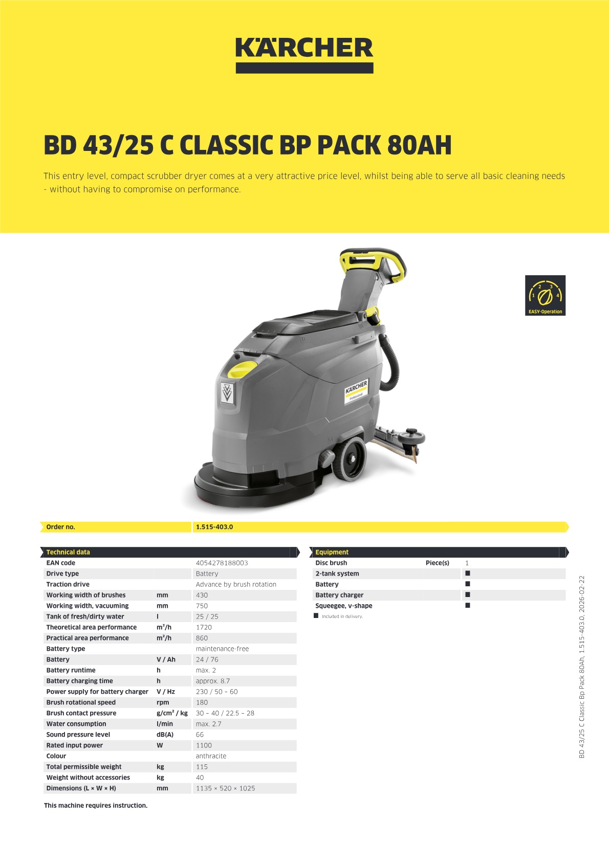 Product information