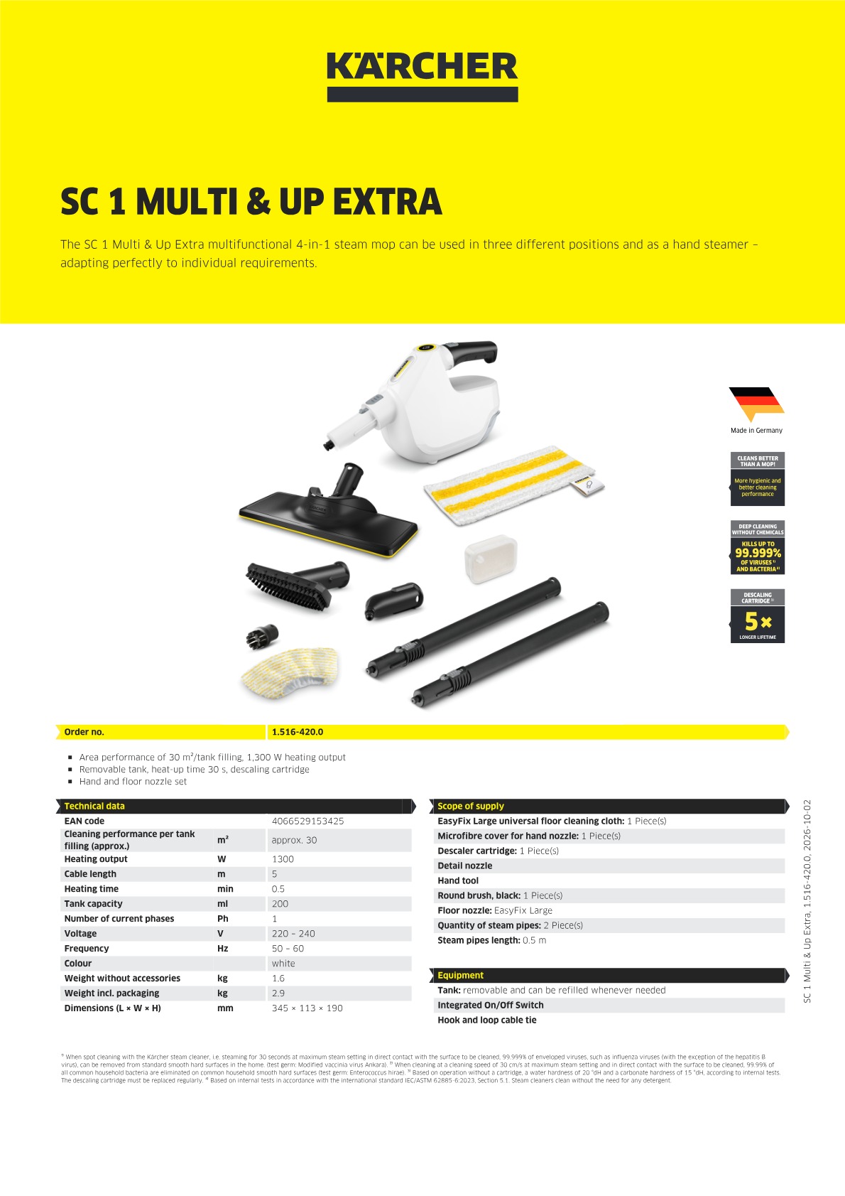Product information