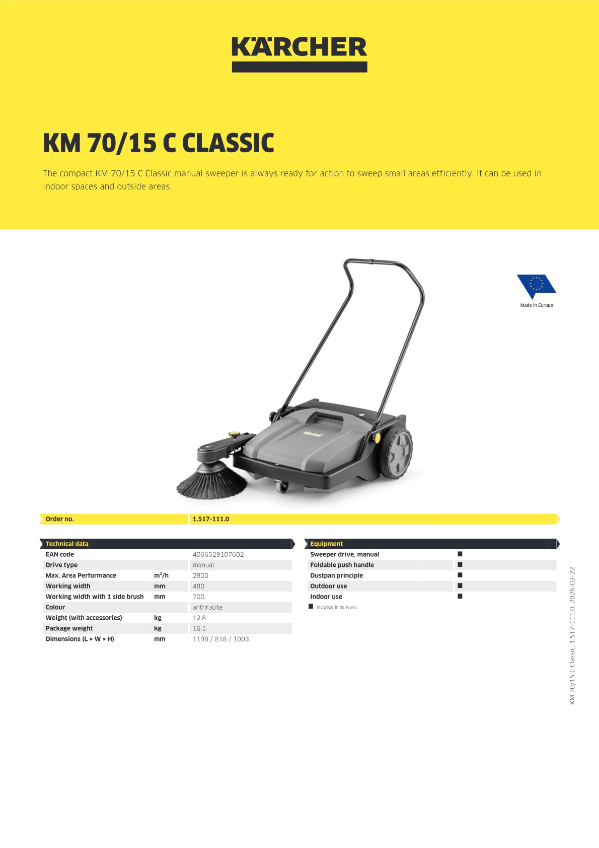 Product information