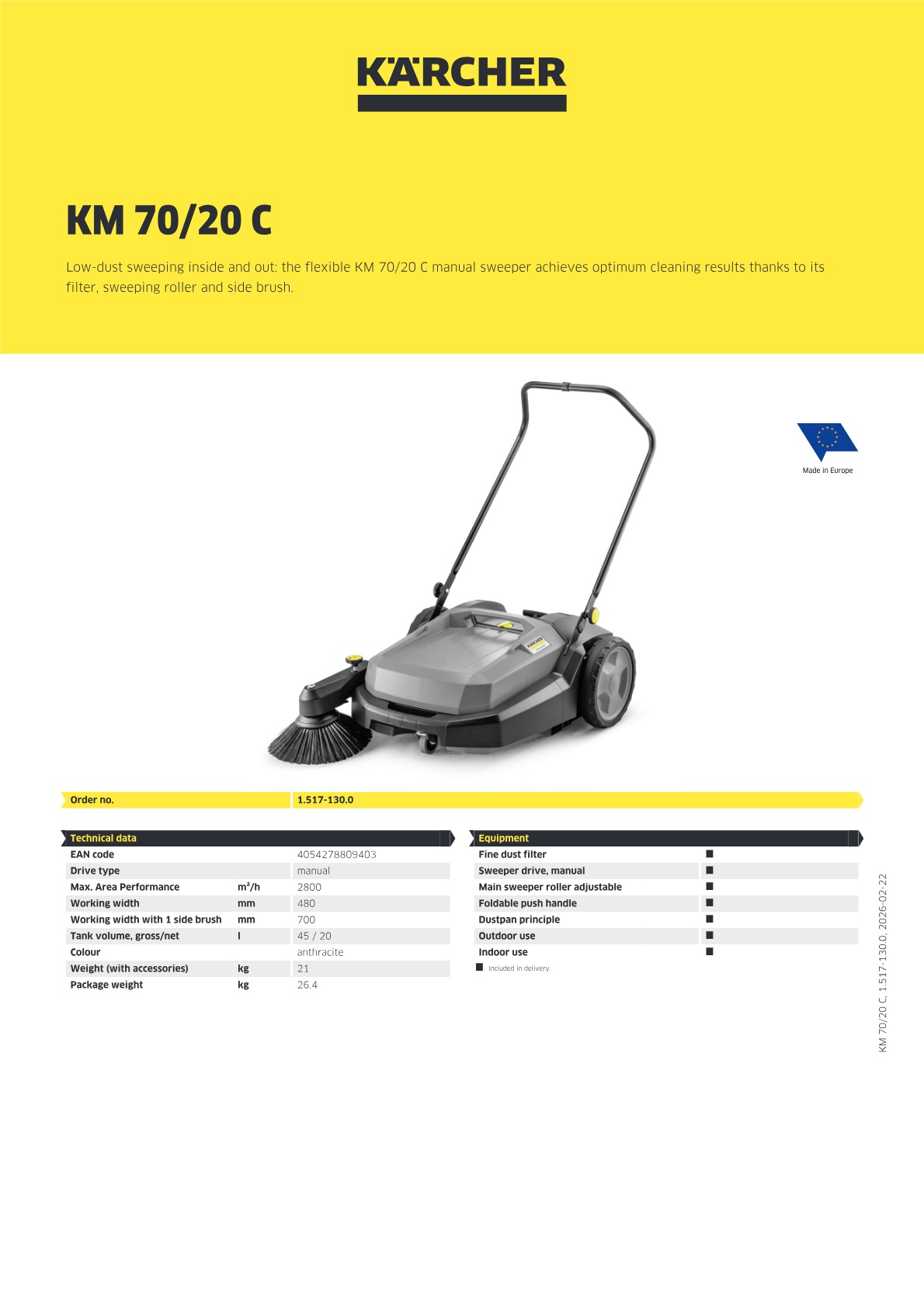 Product information