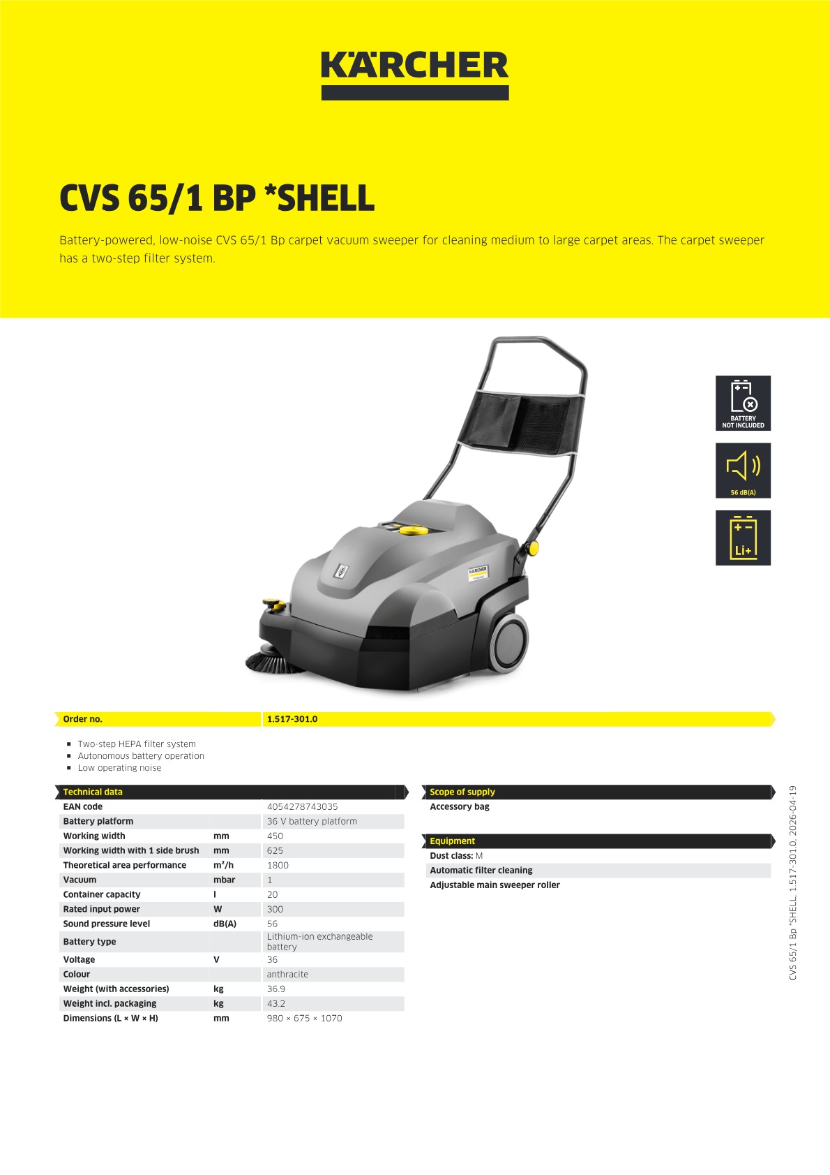 Product information