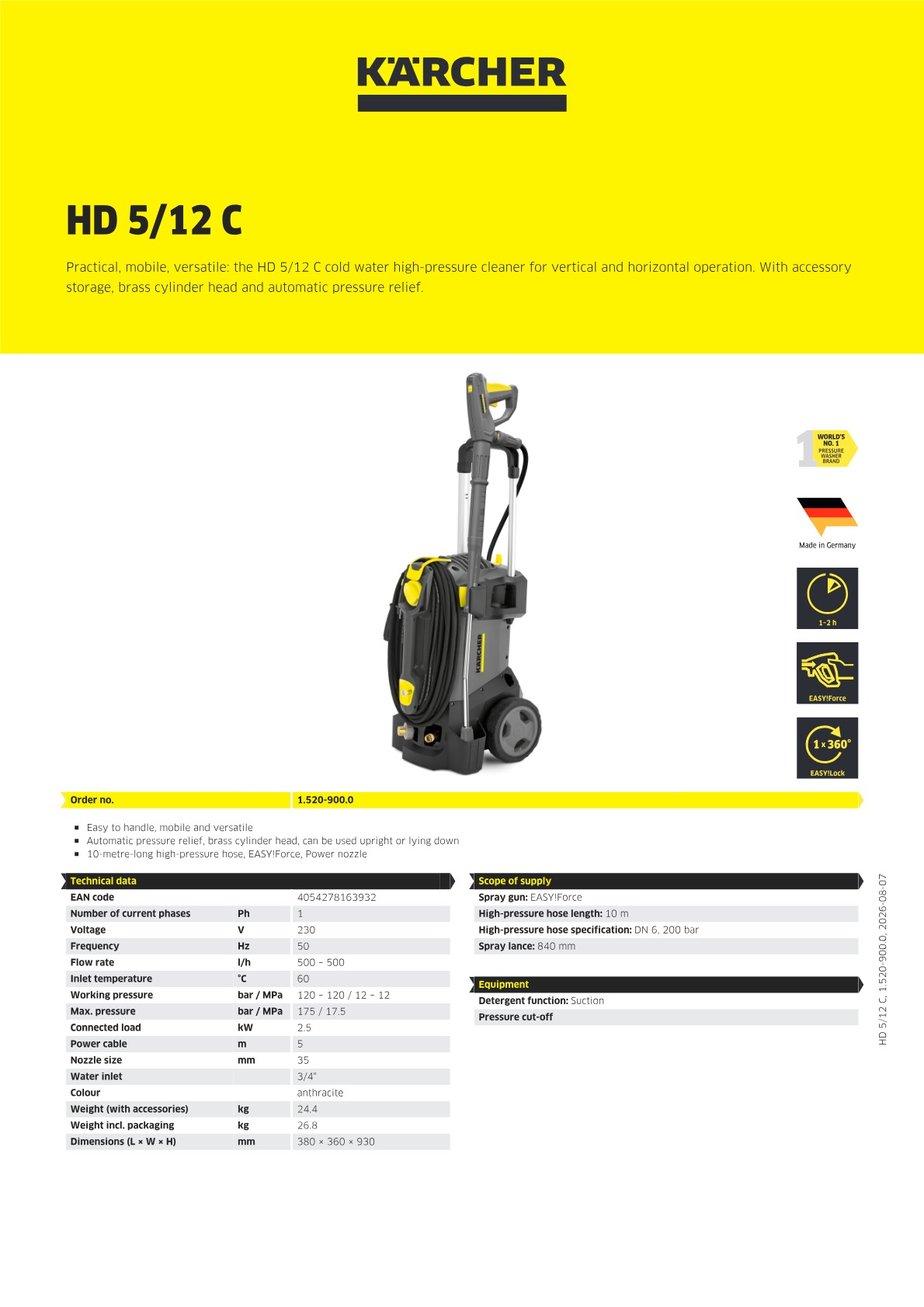 Product information