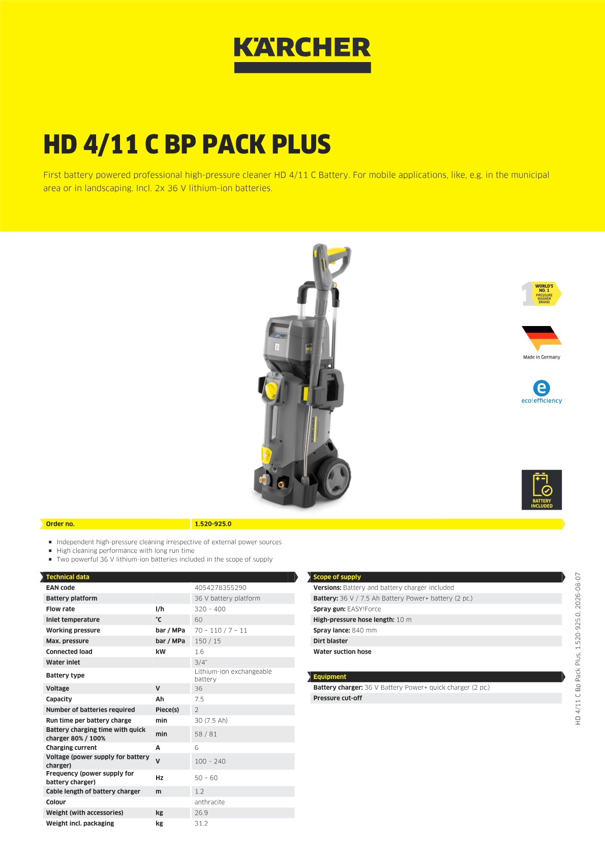 Product information