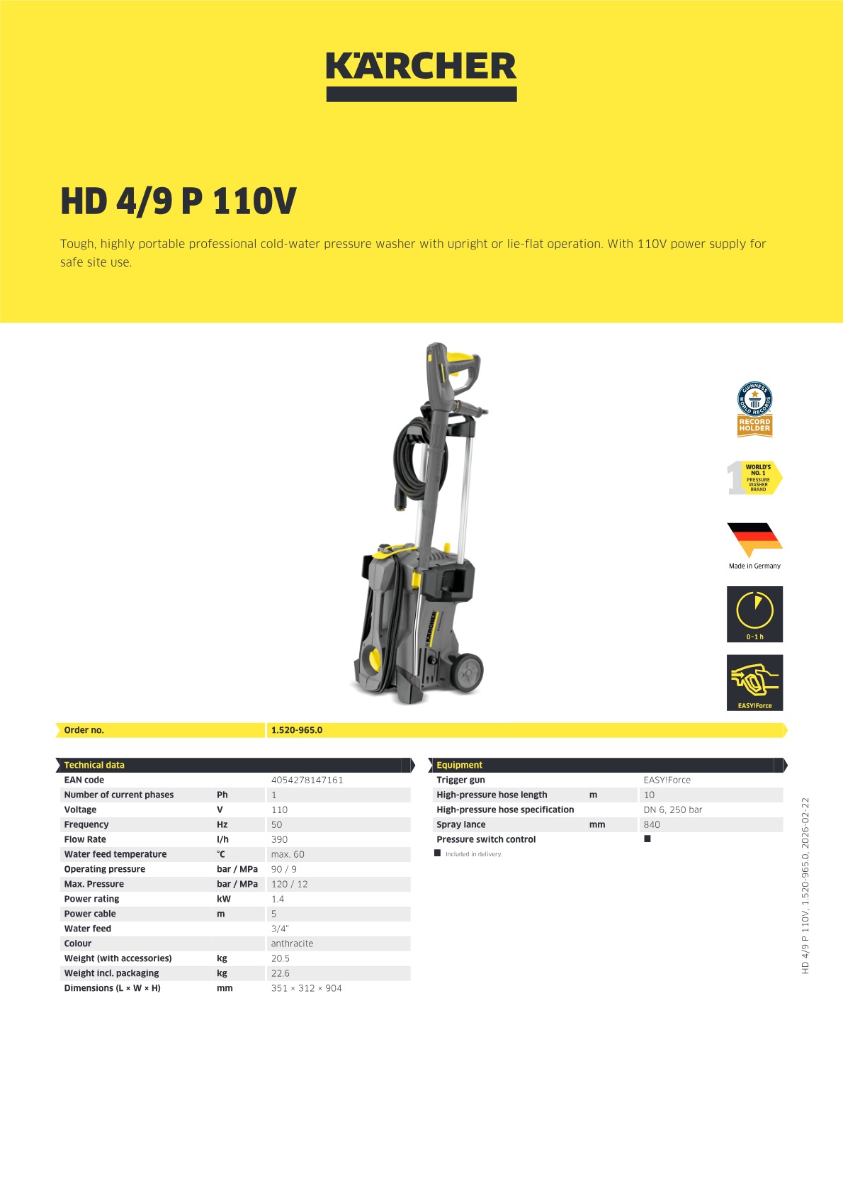 Product information